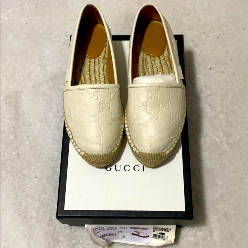 Gucci Leather Espadrilles